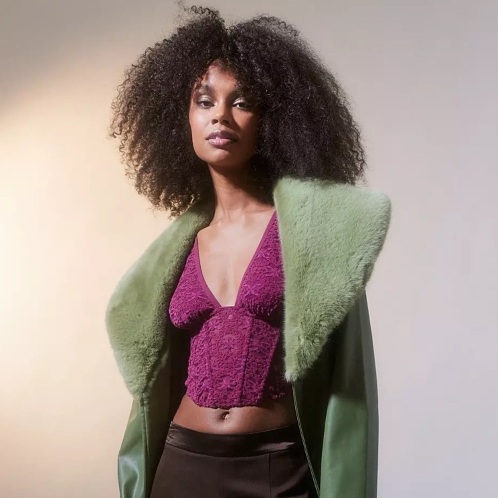 Urban Outfitters Out From Under Dark Romantic Convertible Corset